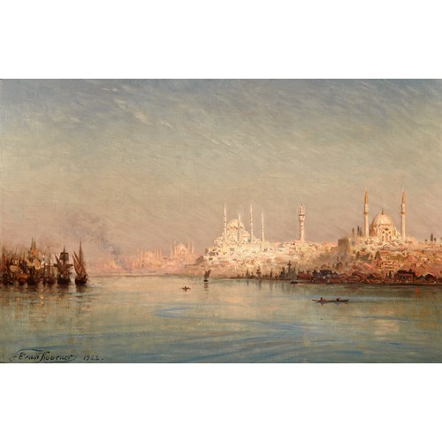 On the Golden Horn before the Sülemaniye Mosque, Constantinople